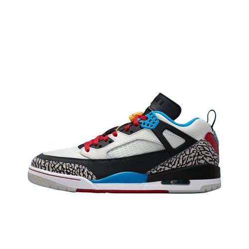 Jordan黑白男款低帮篮球鞋