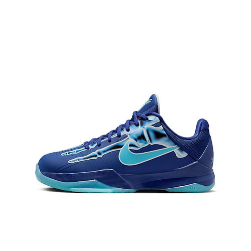 Nike Kobe 5 蓝色 青少年 低帮 休闲运动篮球鞋 HM9522-400
