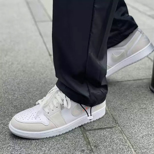 Low AJ1 白灰拼接 Air DN1635 男低帮复古休闲篮球鞋 100 Jordan