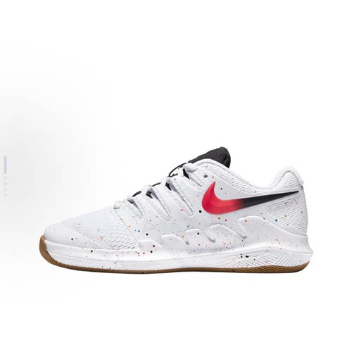 Nike白色GS低帮儿童运动训练鞋