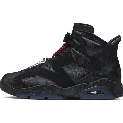 AJ6暗黑女款高帮复古篮球鞋