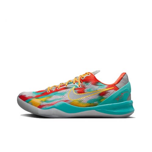 Nike蓝红橙男款低帮篮球鞋