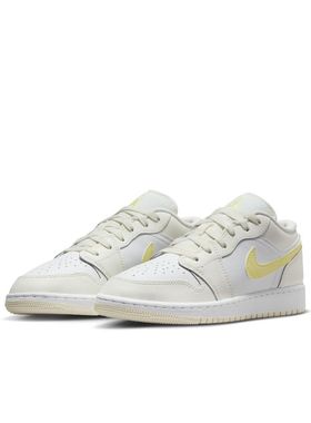 Air Jordan 1 AJ1 白黄色 GS 低帮 复古休闲运动篮球鞋FV8486-181