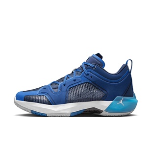 Air Jordan 37 Low AJ37 蓝色 男款 低帮 实战篮球鞋DV9908-401