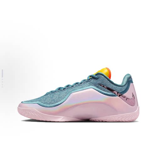 Nike粉色男款中帮运动篮球鞋