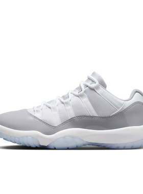 Air Jordan 11 Low AJ11灰水泥男子低帮复古潮流篮球鞋AV2187-140