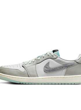 Air Jordan 1 Low白灰男子运动休闲低帮篮球鞋HF3144-100