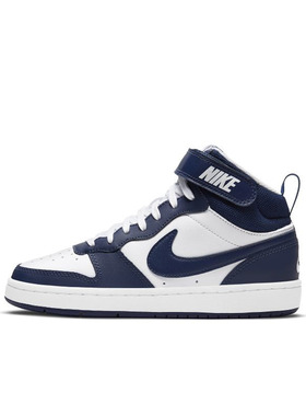 Nike Court Borough Mid 2 GS耐克女运动休闲中帮板鞋CD7782-100