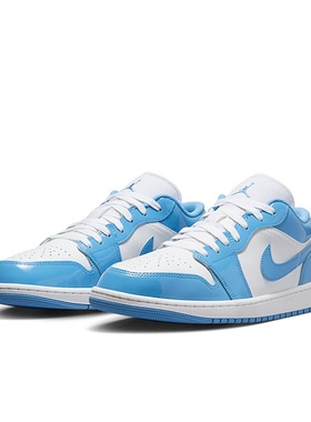 Air Jordan 1 Low AJ1 蓝色 男款 低帮休闲运动篮球鞋FZ2138-114