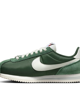 Nike Cortez 绿色 女子 复古运动休闲跑步鞋 DZ2795-300