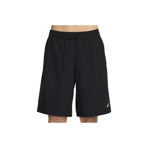 Nike黑色男款纯色系带短裤