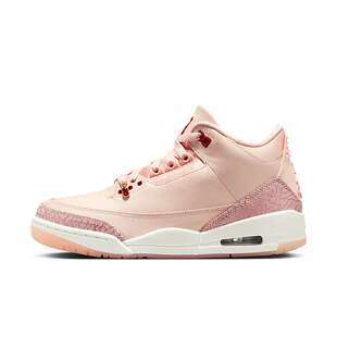 Air Jordan 3 AJ3 情人节限定 粉红色 女款 低帮篮球鞋HJ0178-600