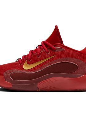 Nike Isofly 红色 GS大童 低帮 休闲运动篮球鞋FZ7298-600