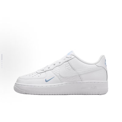 Nike白色GS大童低帮休闲板鞋
