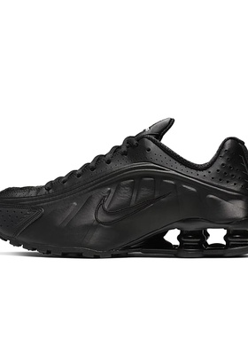 Nike SHOX R4黑色女子运动休闲复古低帮跑步鞋AR3565-004