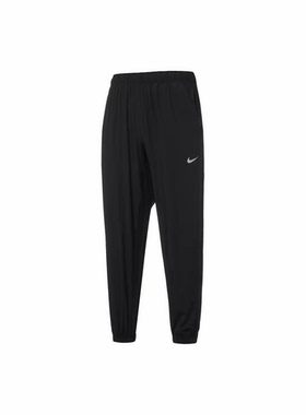 Nike 黑色 男款 Dri-fit logo印花休闲运动长裤FB7498-010