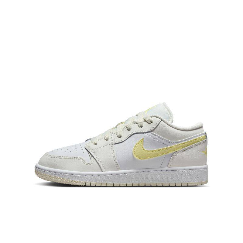 Air Jordan 1 AJ1 白黄色 GS 低帮 复古休闲运动篮球鞋FV8486-181