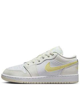 Air Jordan 1 AJ1 白黄色 GS 低帮 复古休闲运动篮球鞋FV8486-181