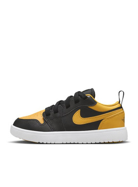 Air Jordan 1 Low AJ1 黑黄色 PS幼童 低帮休闲篮球鞋DR9748-072