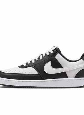 Nike Court Vision Low 黑白女子运动休闲复古低帮板鞋DH3158-003