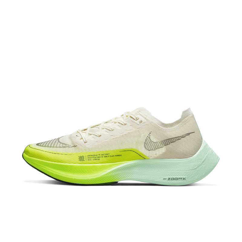 Nike ZoomX Vaporfly 绿色男运动竞速低帮马拉松跑步鞋DV9428-100