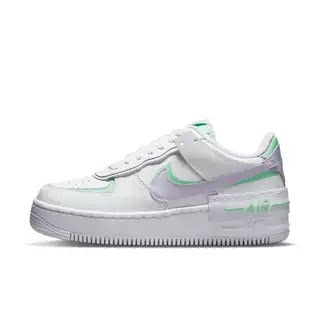 Nike Air Force1 AF1空军一号白绿紫马卡龙女休闲板鞋 CU8591-103
