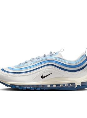 Nike Air Max 97 蓝白色 男款 低帮 休闲运动跑步鞋FN6957-100