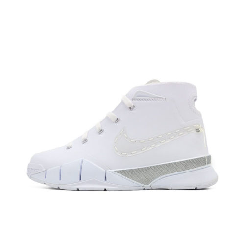 Nike Zoom Kobe 1 科比1全白男复古经典运动中帮篮球鞋CI9911-110