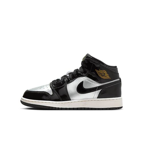 AJ1MidGS黑色中帮篮球鞋