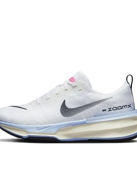 Nike ZoomX Run Flyknit 3 白蓝色 运动休闲低帮跑步鞋DR2615-100