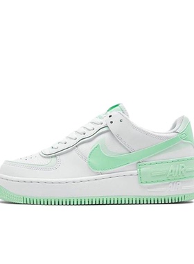 Nike Air Force 1 AF1空军一号 白绿色 女款 低帮板鞋FZ3773-100