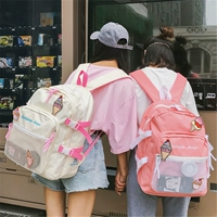 Nữ sinh Harajuku ulzzang Sinh nhật trường trung học mềm em gái trường ba lô ba lô du lịch nhiều lớp - Ba lô balo lv nam