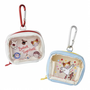 日本coco酱巴巴迷你小挂件收纳包挂饰包钥匙包蓝牙小耳机零钱包