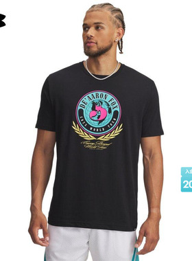 安德玛官方【库里同款】UA库里CURRY男子篮球运动短袖T恤6012975