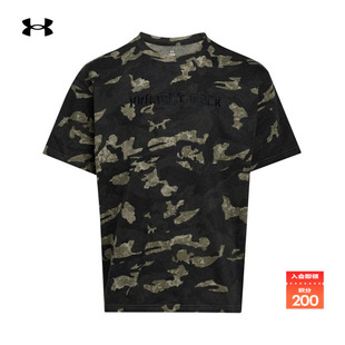 T恤1389976 Rock强森男高克重运动休闲短袖 安德玛官方UA Project