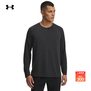 安德玛官方UA秋冬Trail T恤6001834 Run男子轻质跑步运动长袖