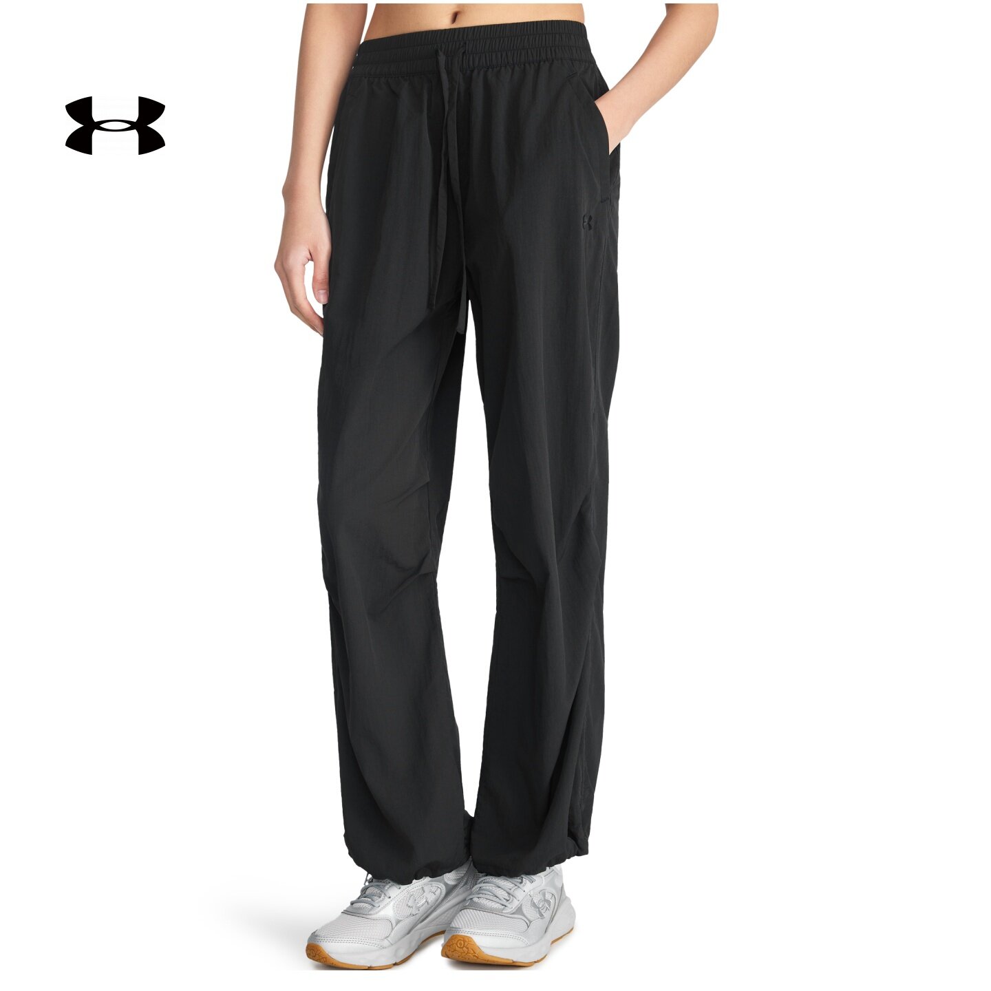 安德玛官方UA春夏EF女子梭织运动休闲长裤6014380