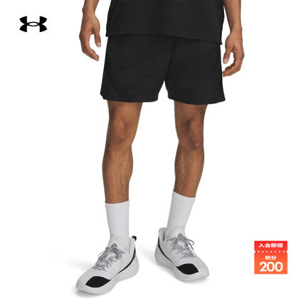 安德玛官方UA 库里CURRY 男子网眼篮球运动短裤1390345