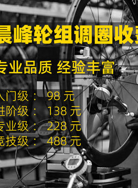 纯手工精编自行车轮组