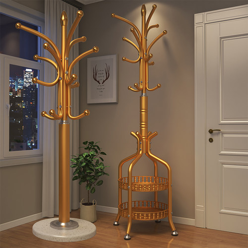 衣帽架落地卧室挂衣架简约现代立式网红衣服架子家用客厅挂包架子