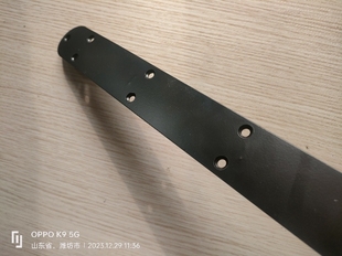 桌面，柜门拉直器，T型护板，T型加固筋，圆沉孔型，黑哑光