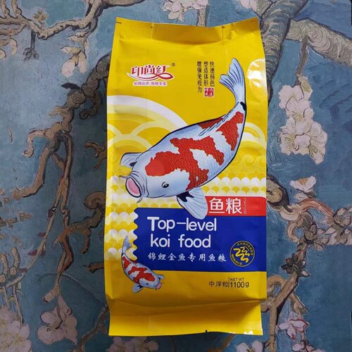 印尚红锦鲤金鱼增艳色扬鱼饲料