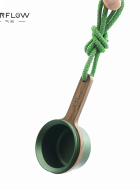 AIRFLOW气流黑胡桃木量豆勺短柄长柄咖啡粉豆勺原创专业定量勺12g