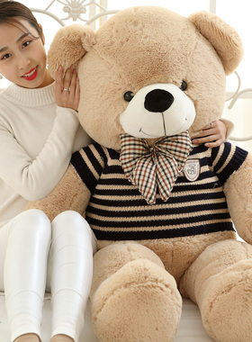 熊毛绒玩具抱抱熊泰迪熊熊猫公仔特大号布娃娃送女友生日礼物可爱
