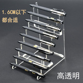 亚克力高档透明笔架笔座钢笔托马克笔钢笔铅笔展示台文具店用品架