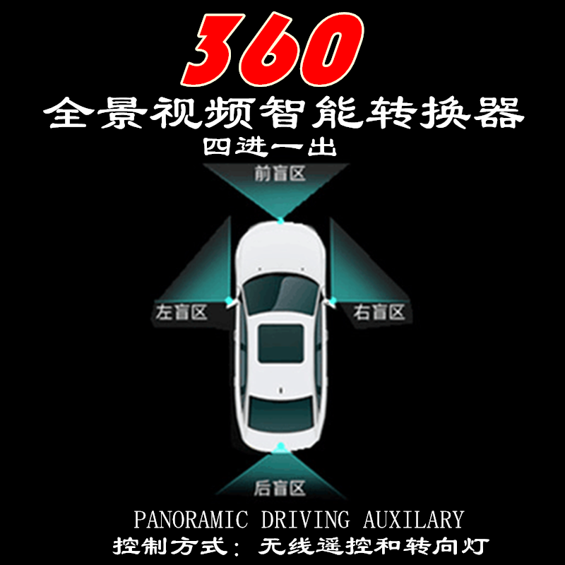 汽车360全景摄像头前后左右高清