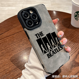 The Beatles披头士乐队周边手机壳适用苹果16promax小米15红米k60华为mate70荣耀100vivo磁吸oppo羊皮12一加9