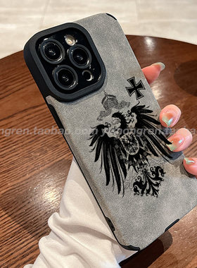 小羊皮材质防摔全包任意机型