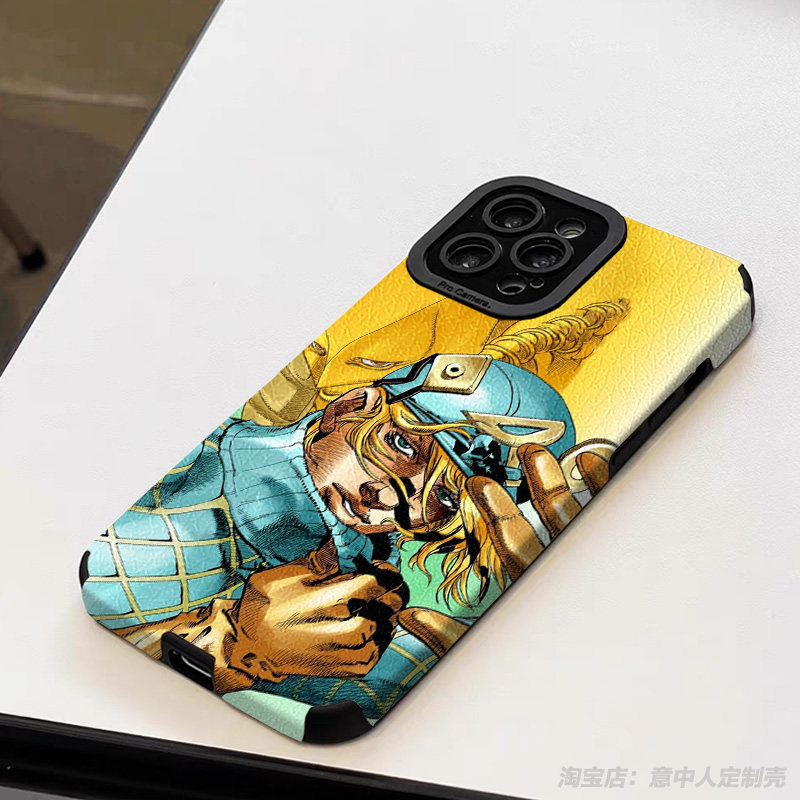 JOJO世界迪亚哥周边手机壳适用iphone17promax软vivo苹果14小米15红米k90华为p60荣耀羊皮oppo一加13三星s26u