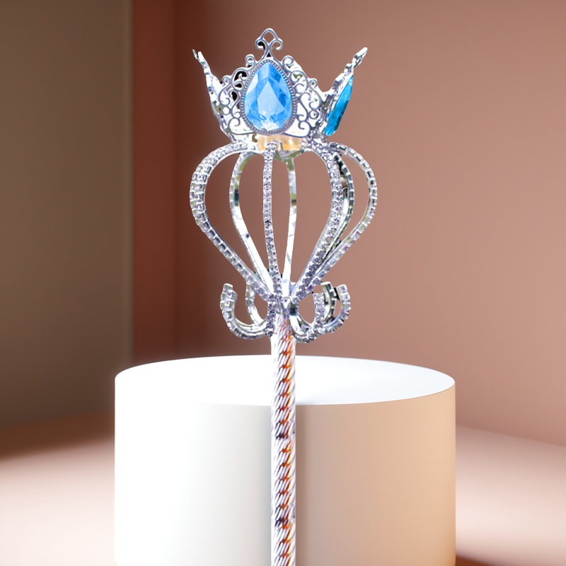 冰雪奇缘爱莎皇冠权杖魔法杖儿童